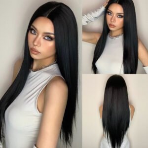 Women's Fashion Pick Dye Big Wave Lace Wig